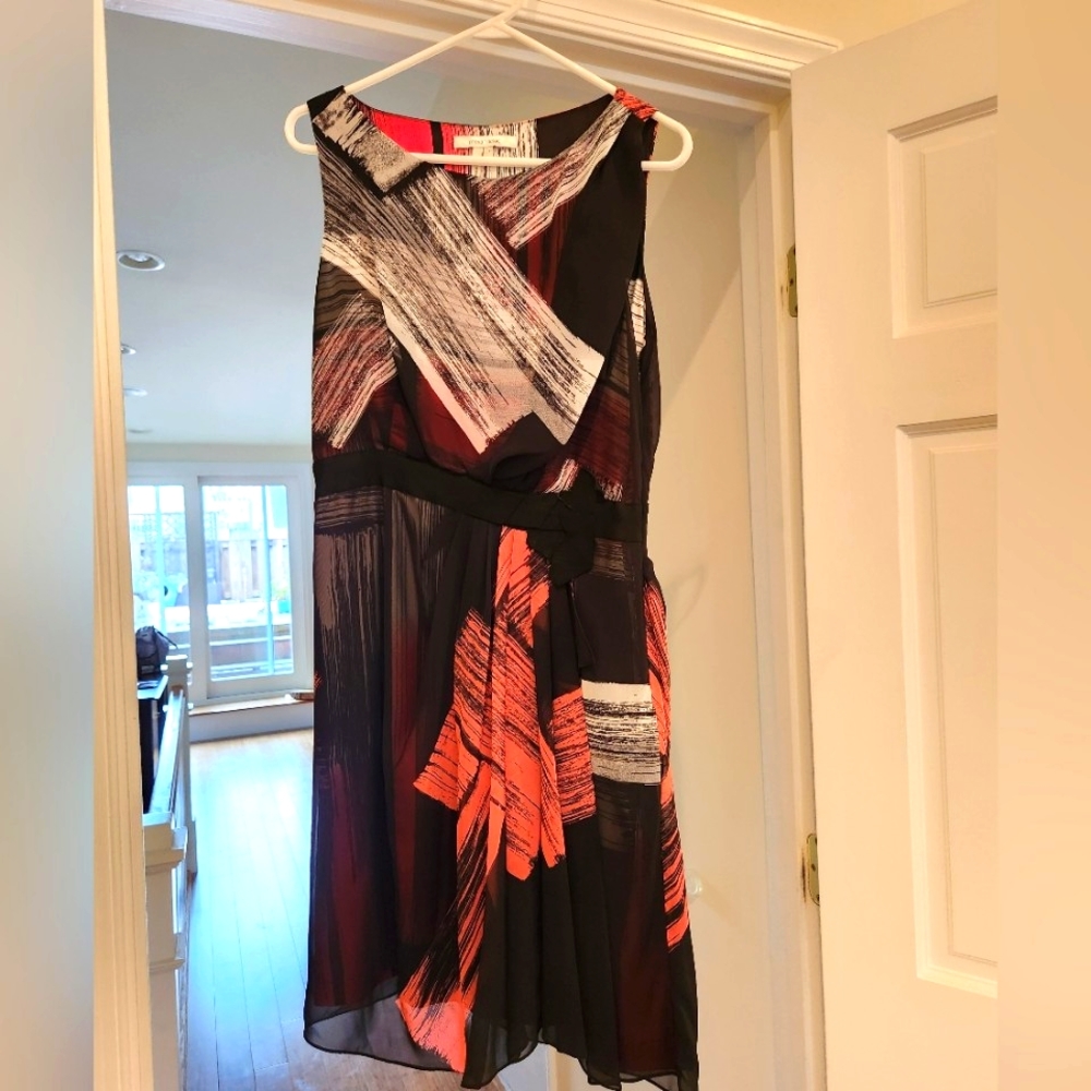 Max & cleo, size 12, sheer overlay, cocktail dress